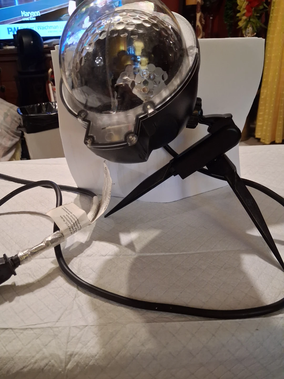 Rotating Disco Ball Light, strobe many colors - photo 3