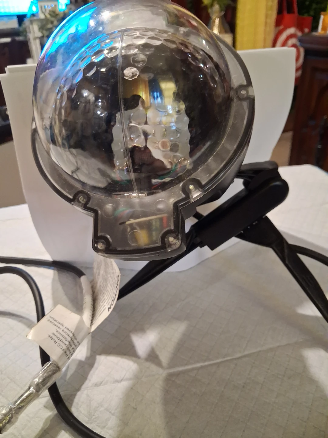 Rotating Disco Ball Light, strobe many colors - photo 4