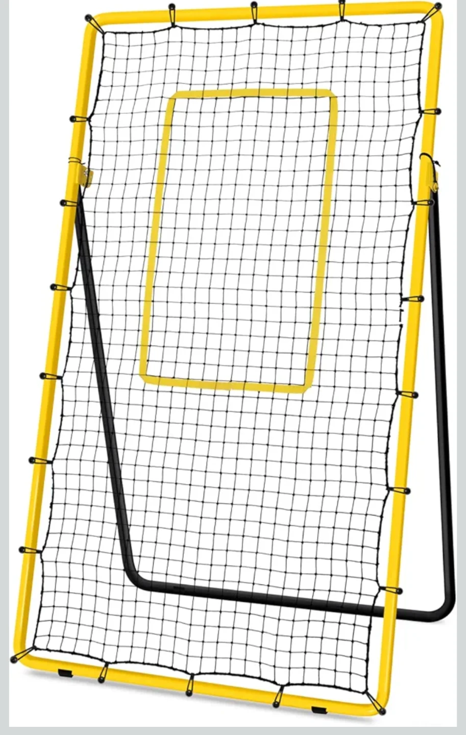 Yellow Volleyball Rebounder Training Net - 4ft x 7ft - photo 2