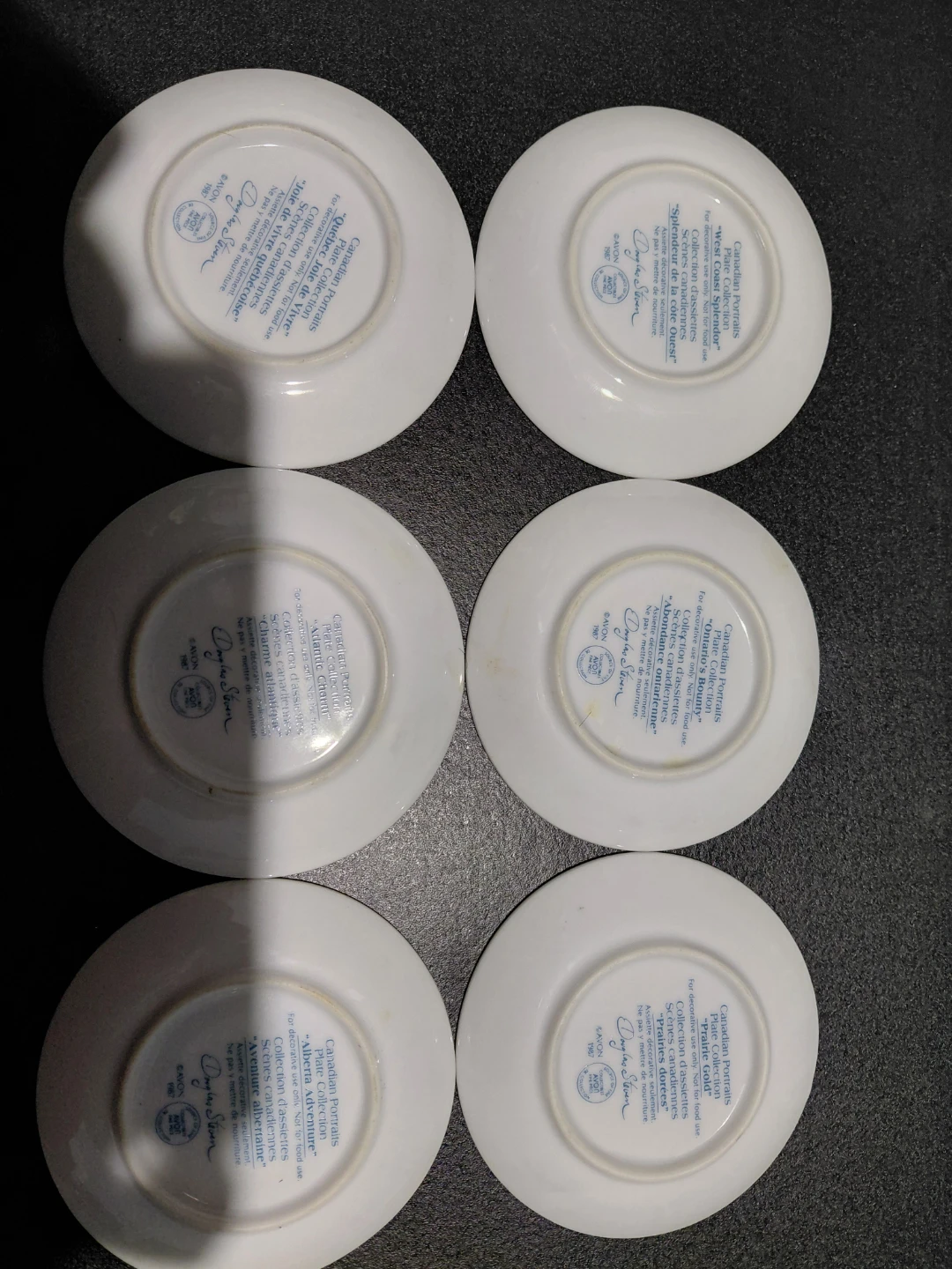 Collection of 6 Decorative Plates - Canadian Portraits - photo 3