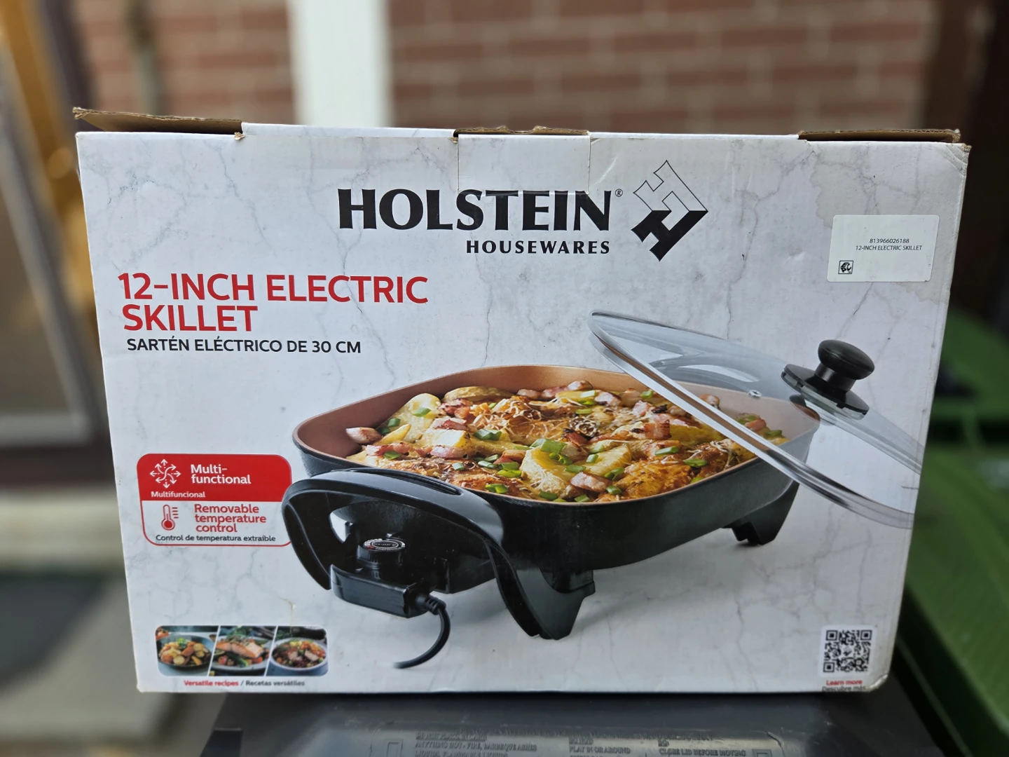Holstein 12-Inch Electric Skillet (Open Box)