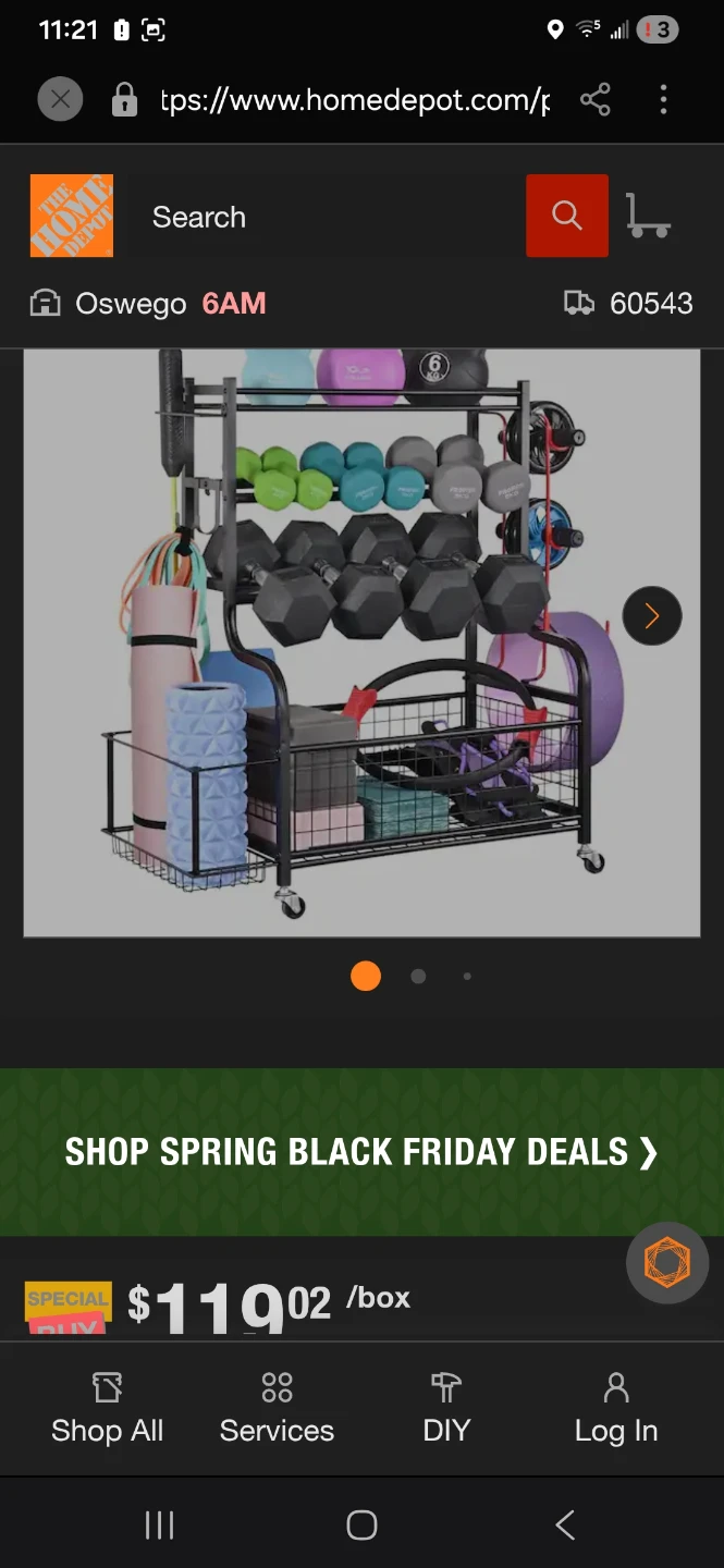 All-in-One Sports Organizer Rack with Wheels