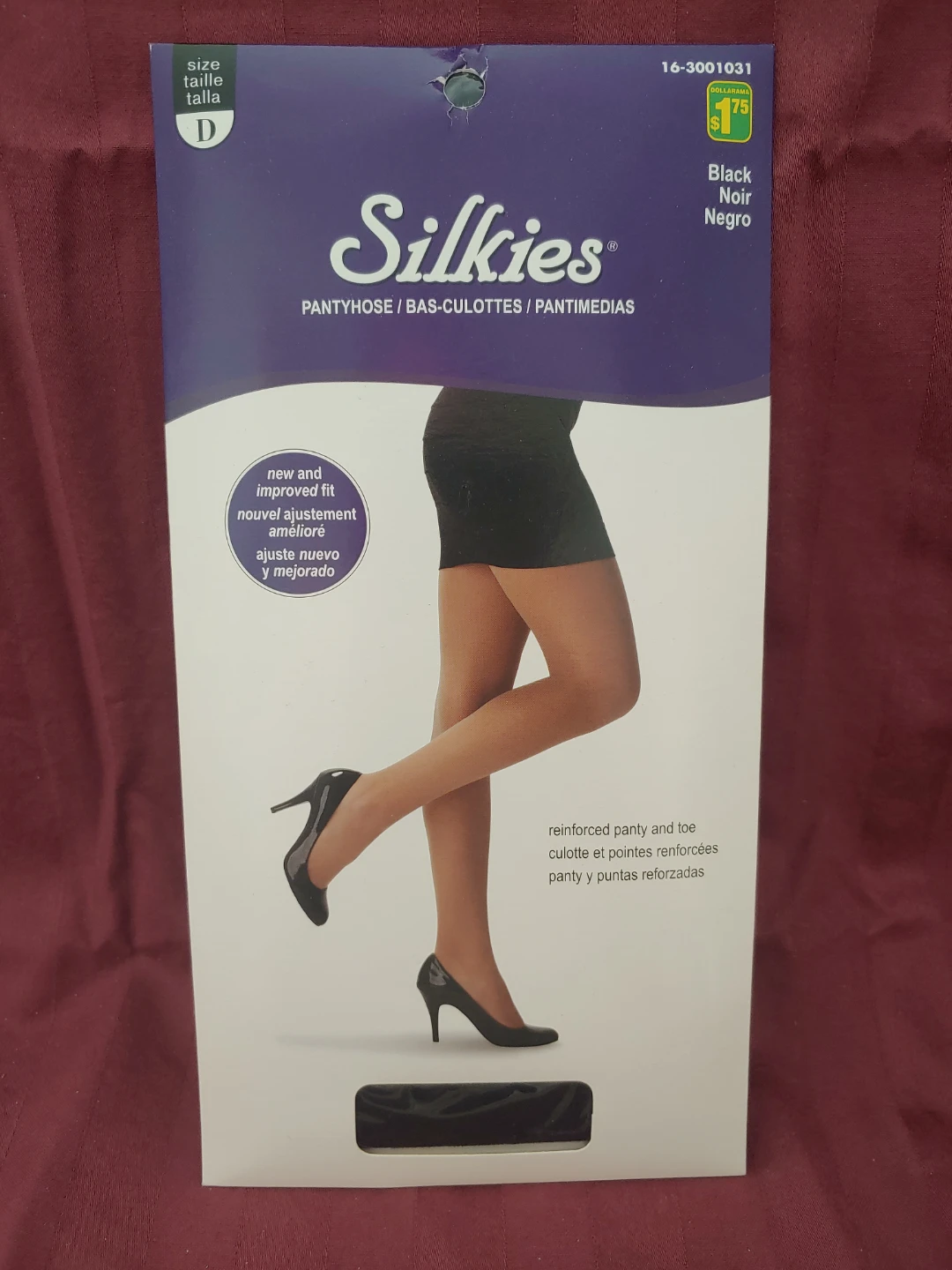 Silkies Pantyhose Size D Black
