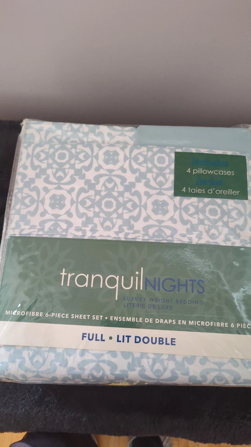 Tranquil Nights Full Microfibre 6-Piece Sheet Set