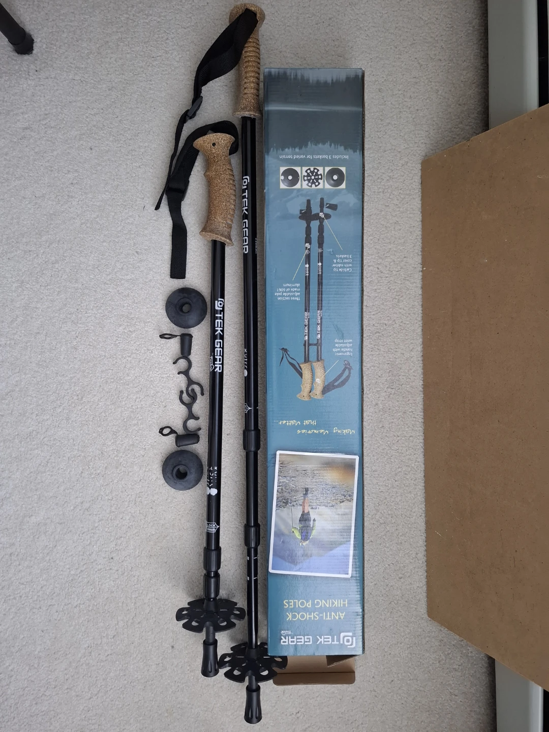 Tek Gear Anti-Shock Hiking Poles
