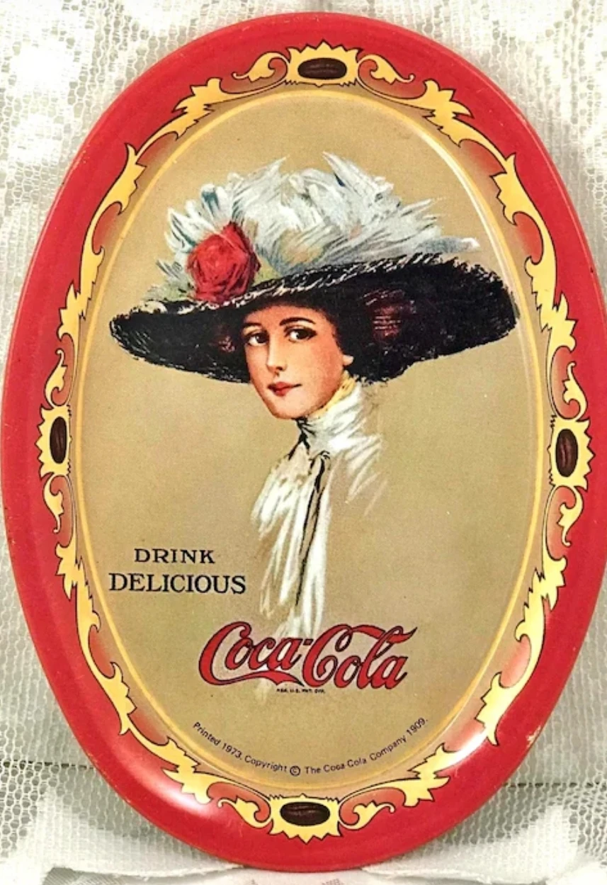 Coca-Cola "Canadian Edition" Tin Tray 1978