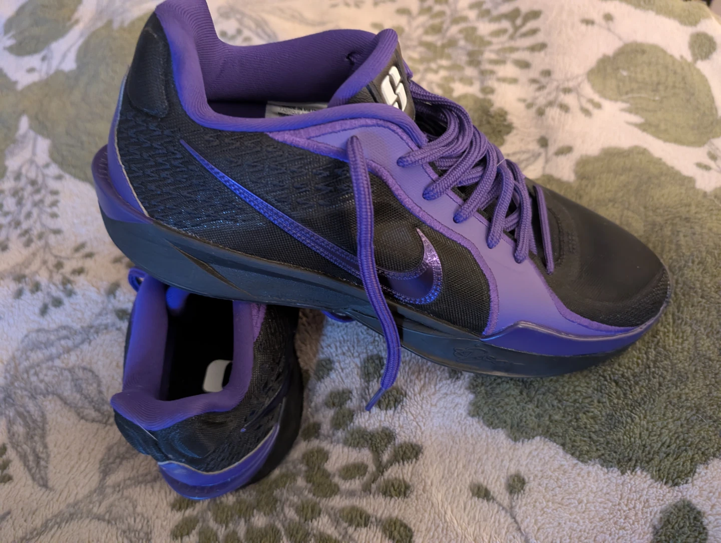 CUSTOM SABRINA 2 Nike Basketball Shoes - Purple/Black 12M