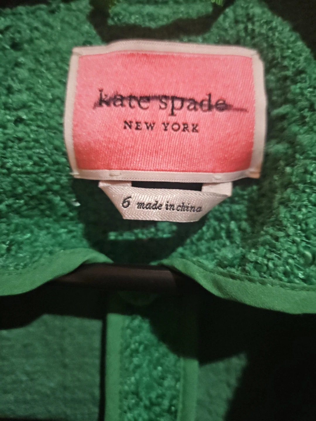 Kate Spade New York Green Tweed Blazer Size 6 - photo 4