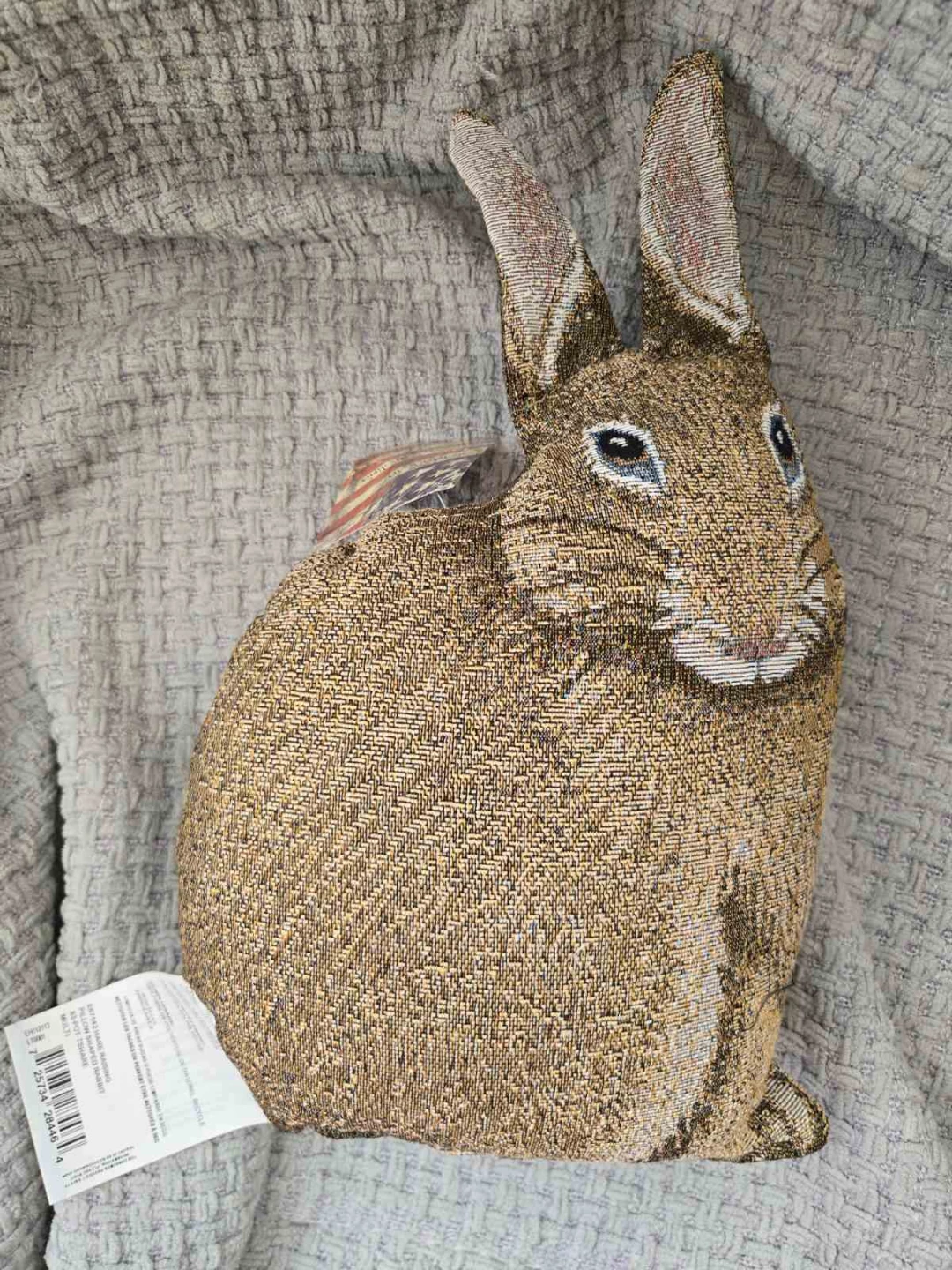 Manual Woodworkers & Weavers Jacquard Bunny Pillow