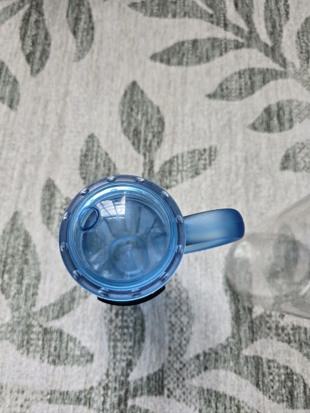 Juice Pitcher and Blue Cup with Straw Access - photo 2