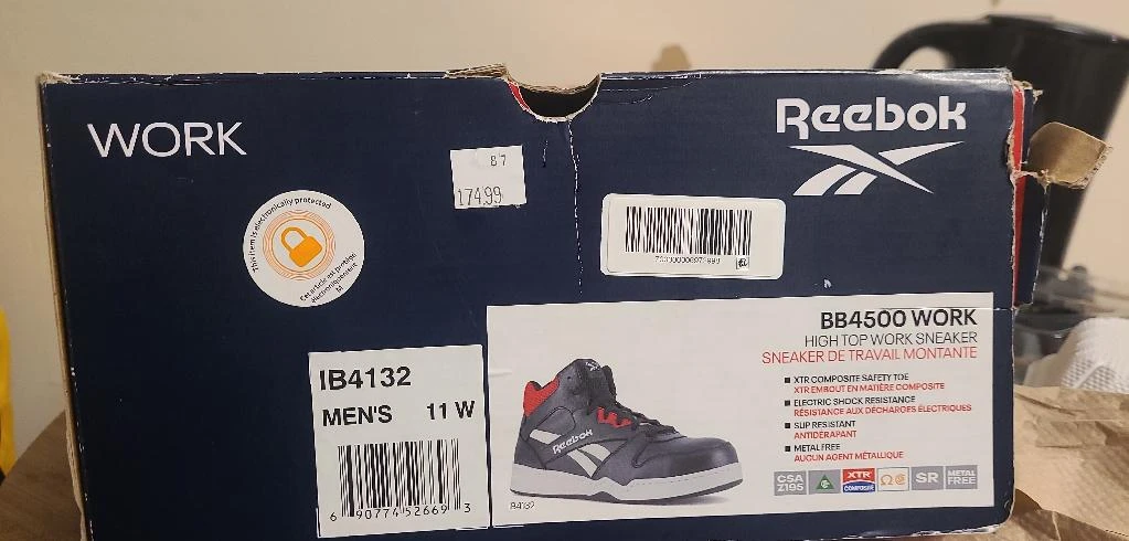 Reebok BB4500 Work High-Top Safety Toe Sneakers - Men's Size 11 - photo 2