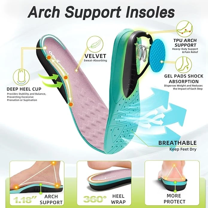 OrthoComfort Women's Arch Support Walking Shoes - photo 4