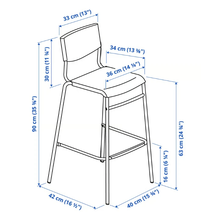 Ikea Stig Bar Stools (Set of 2) - photo 4