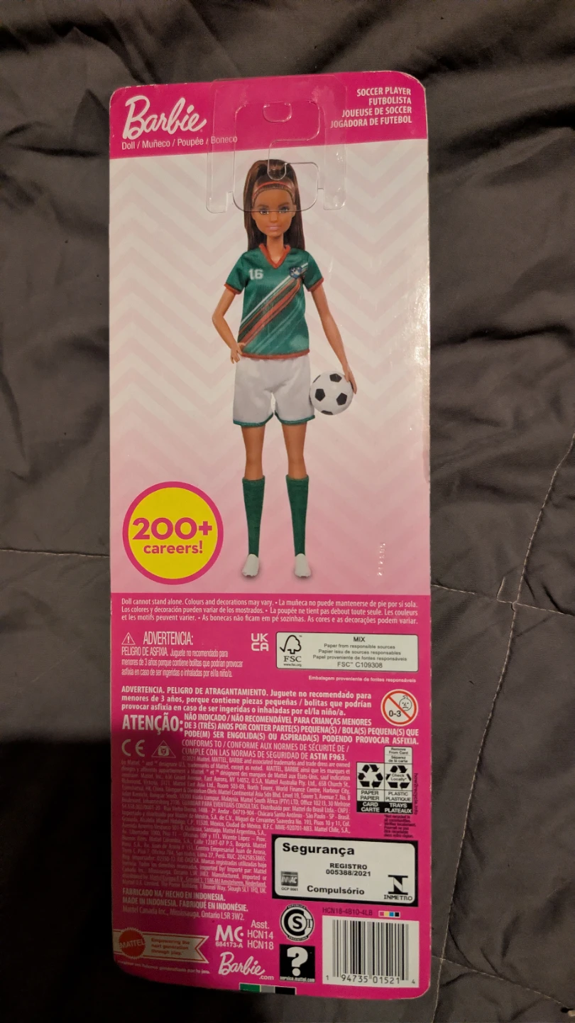 Barbie Soccer Player Doll