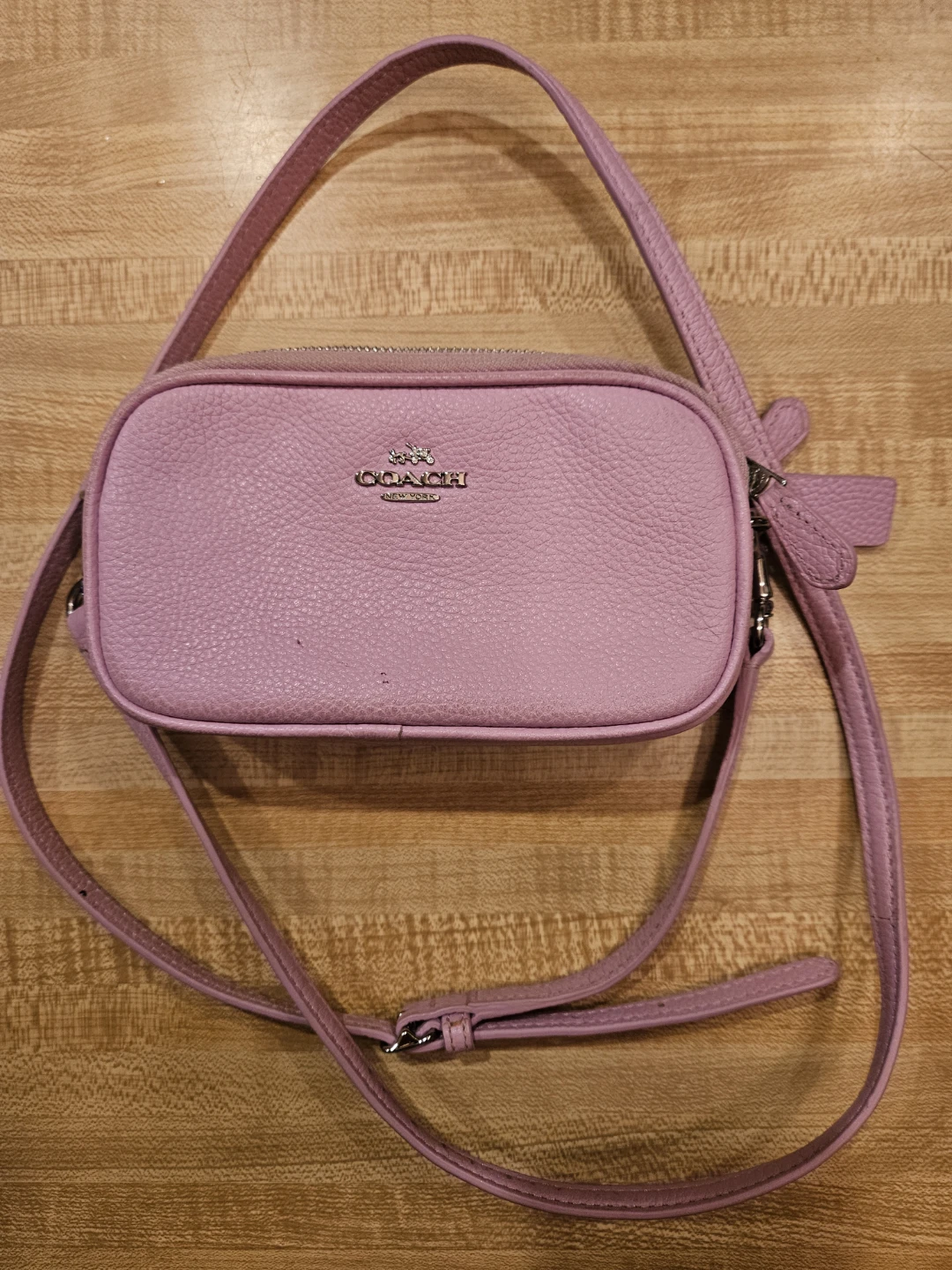 Coach Pink Leather Crossbody Bag