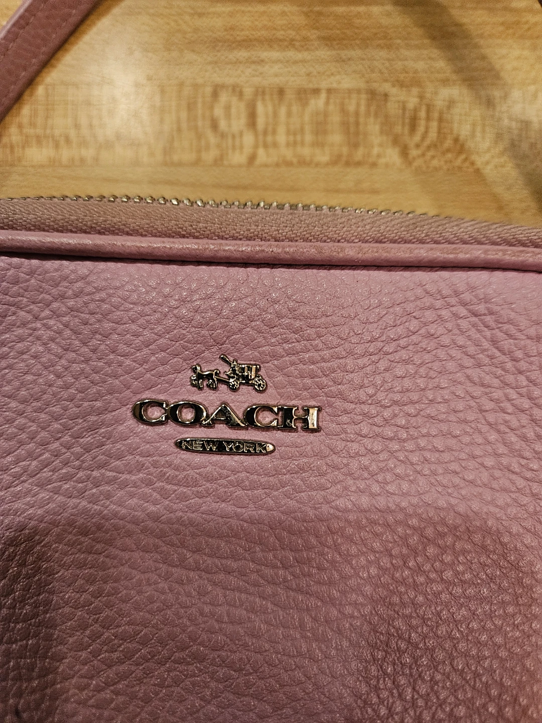 Coach Pink Leather Crossbody Bag - photo 2