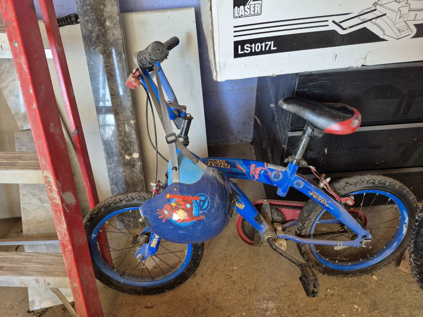 Spider-Man Kids Bike with Helmet