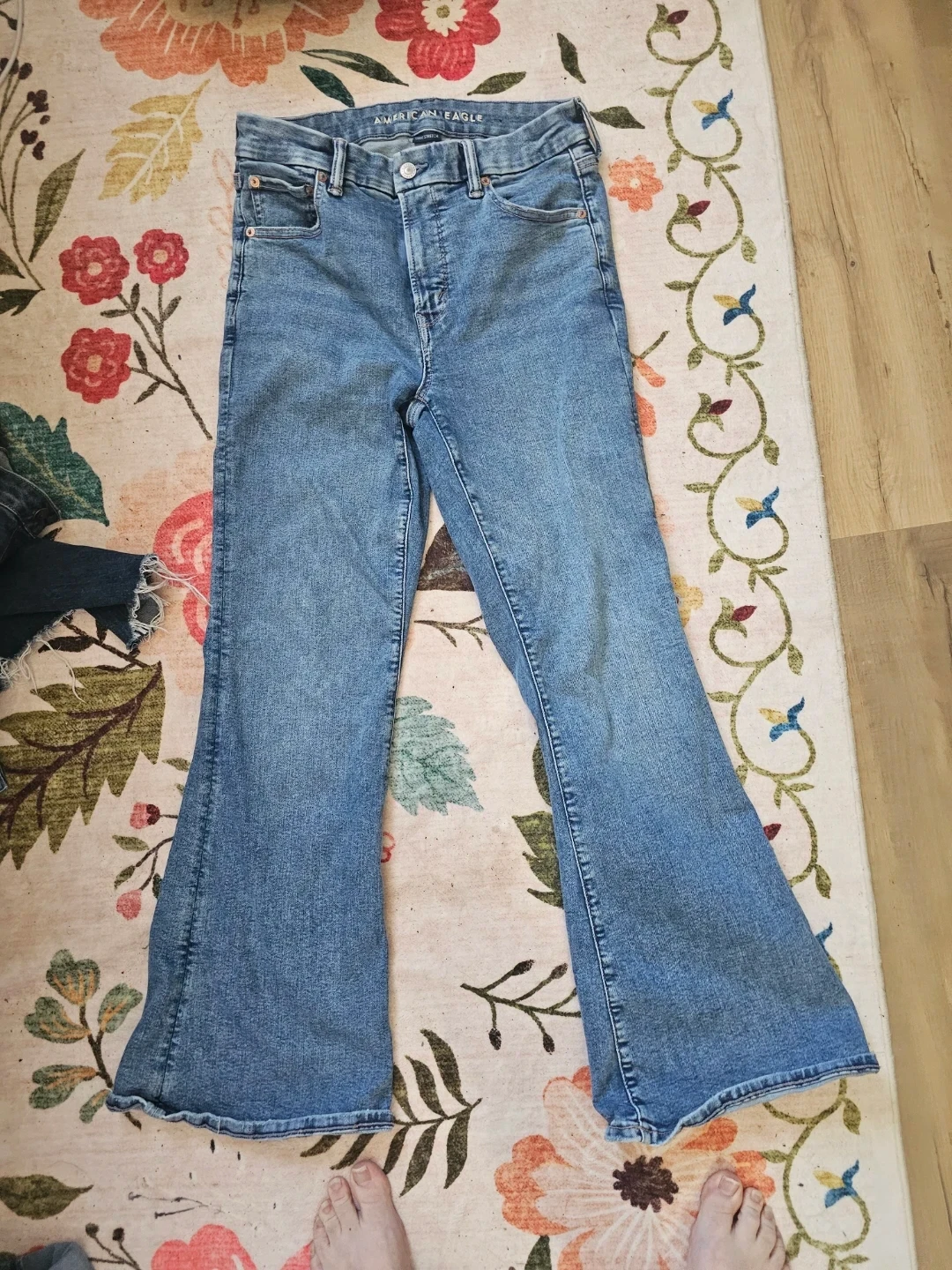 American Eagle Super High-Rise Flare Jeans