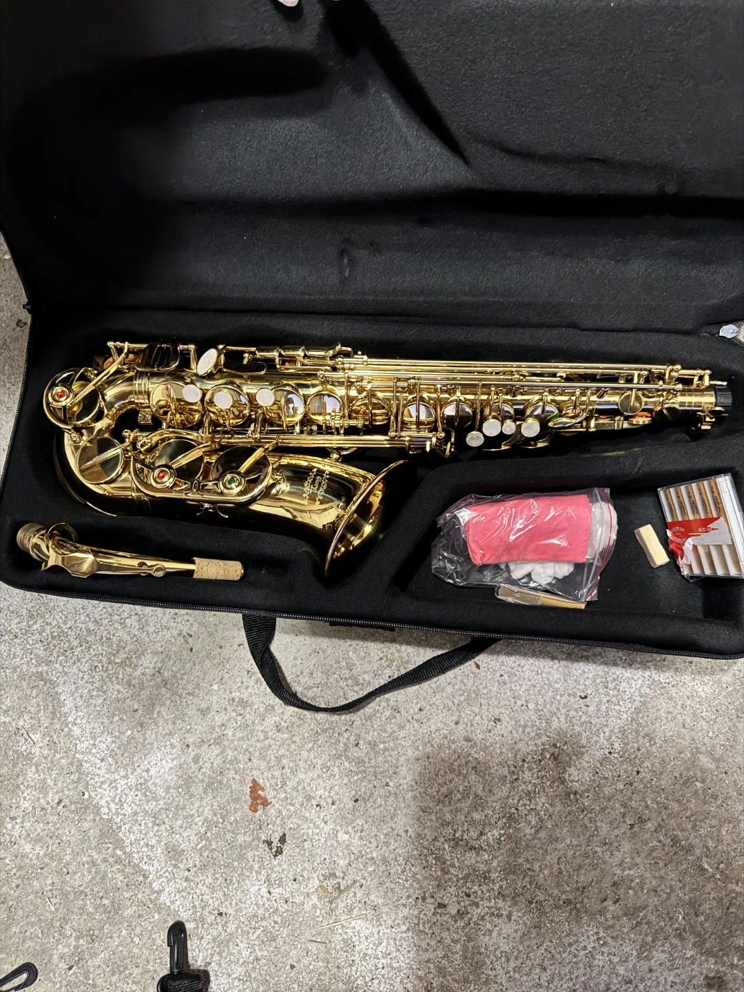 Gold Alto Saxophone
