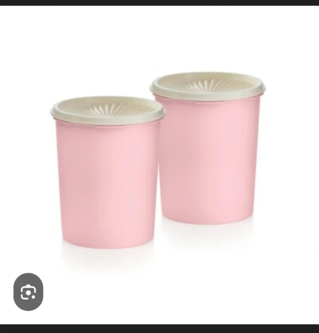 11 cup containers Tupperware