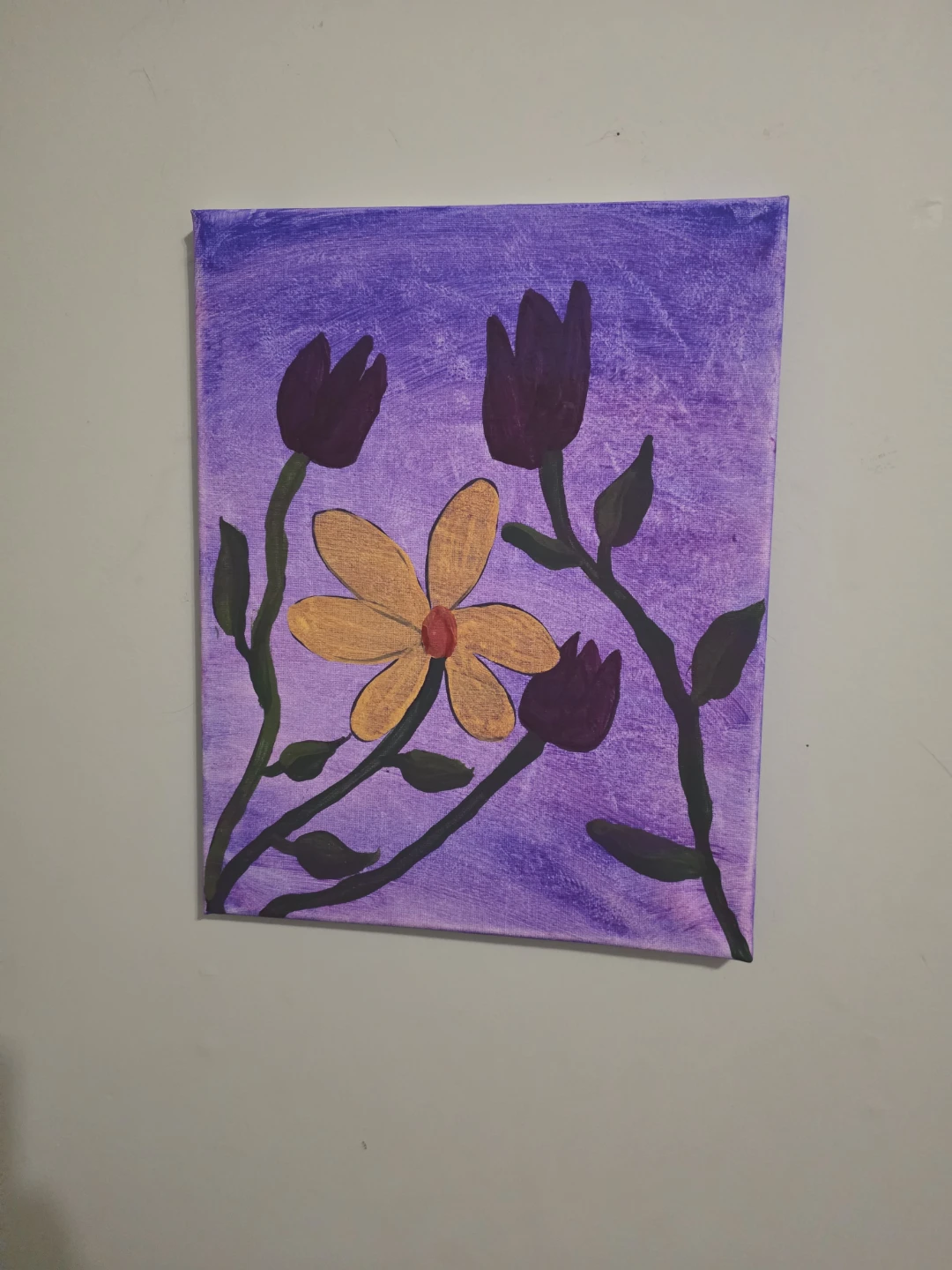 Acrylic Painting of Flowers