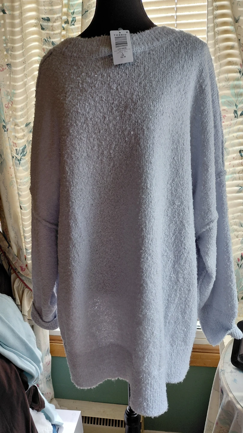 Torrid Boucle Knit Crew Neck Tunic Sweater - photo 3