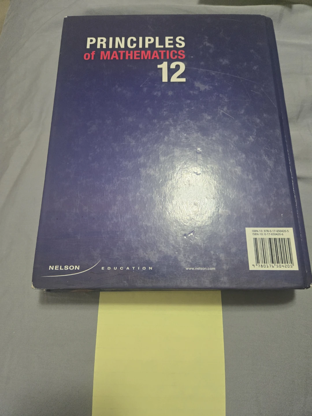 Nelson Principles of Mathematics 12 Textbook (Hardcover) - photo 2