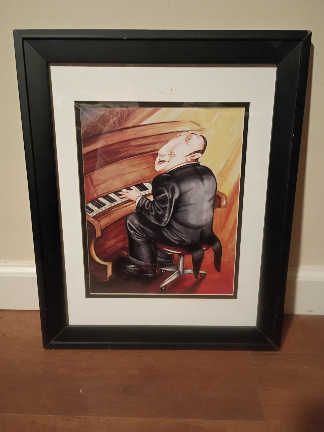 Set of 3 art prints by Tracy Flickinger titled "Jazz Man". - photo 3
