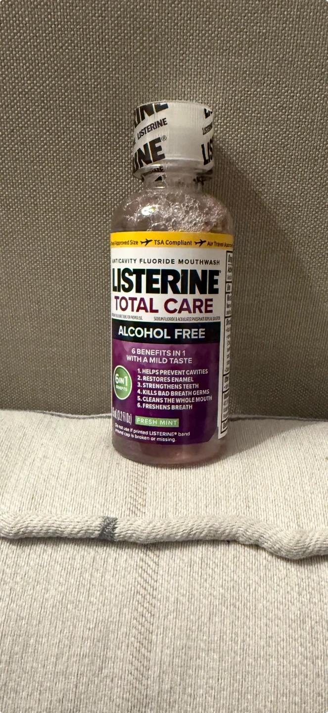 Listerine Total Care Alcohol Free Fresh Mint Mouthwash 16.9 oz