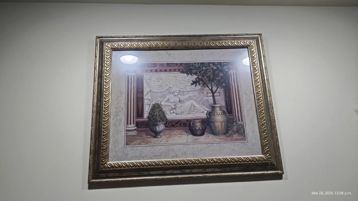 Framed Wall Art with Roman Scene