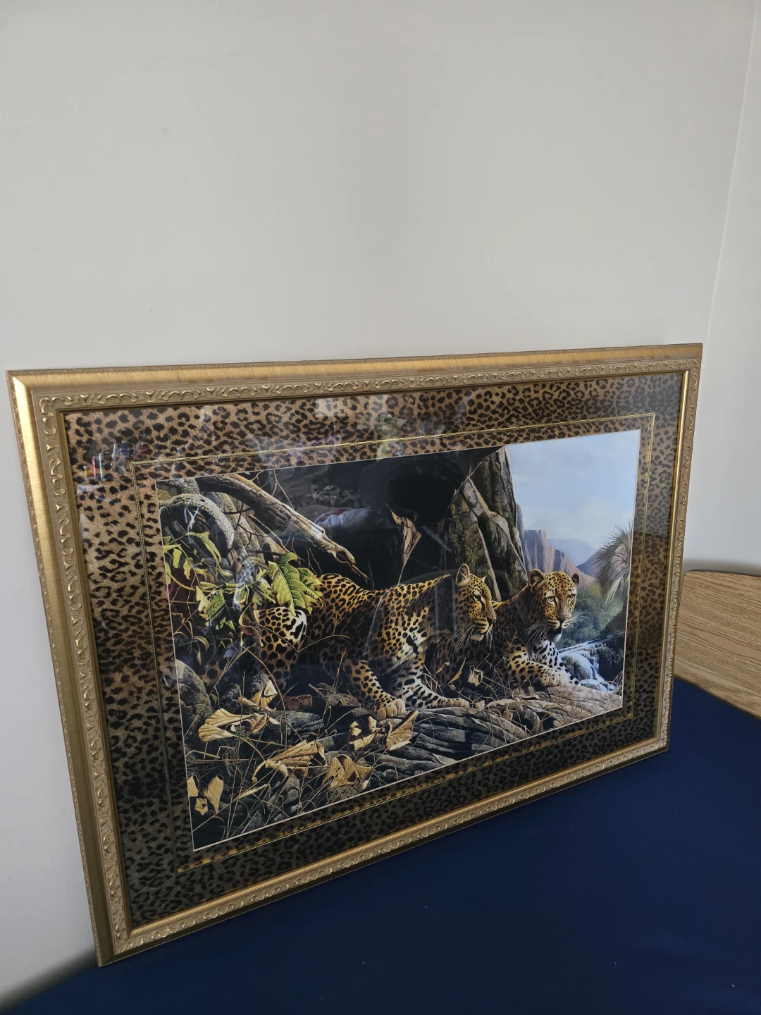 Framed Leopard Art Print