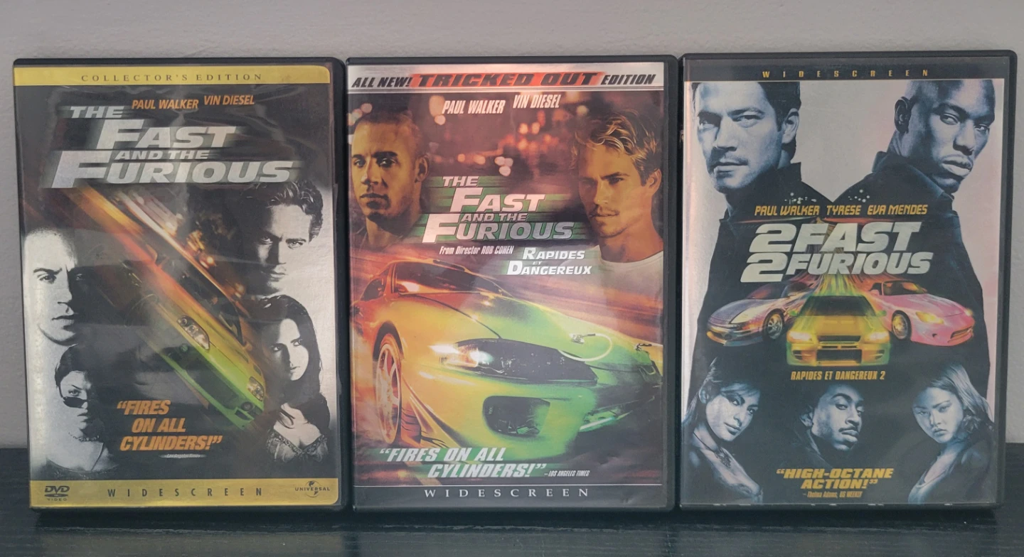 The Fast and the Furious & 2 Fast 2 Furious DVD Bundle