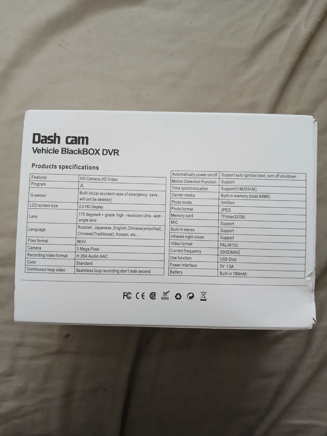 Dash Cam AVXLRQ Super HD 1296P - photo 3