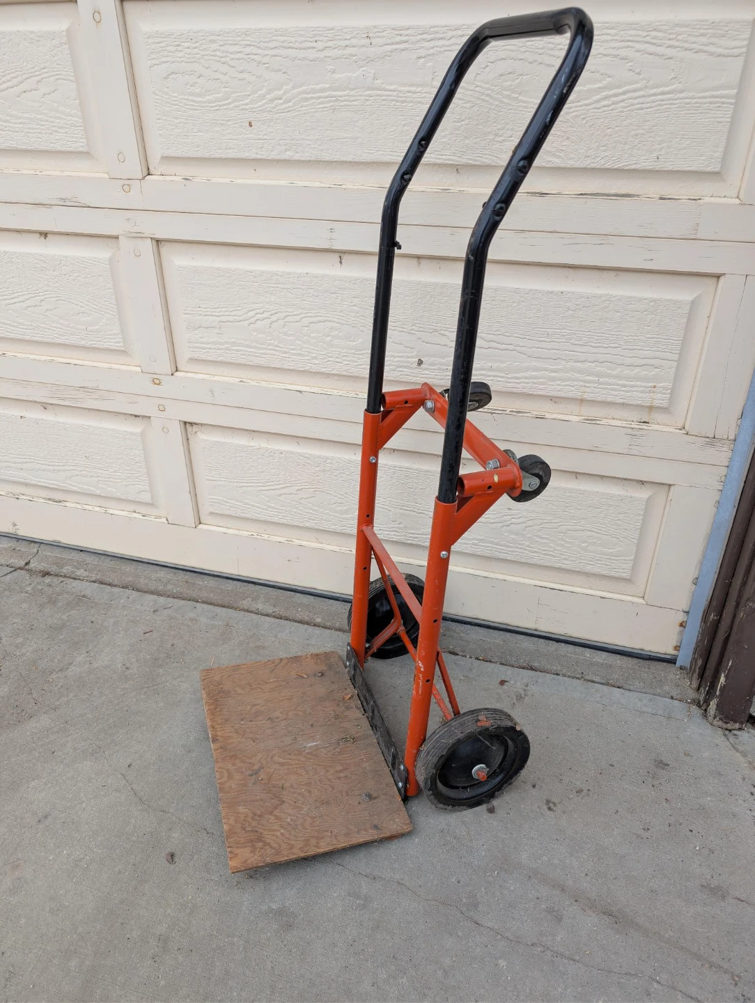 Orange and Black Hand Truck Dolly