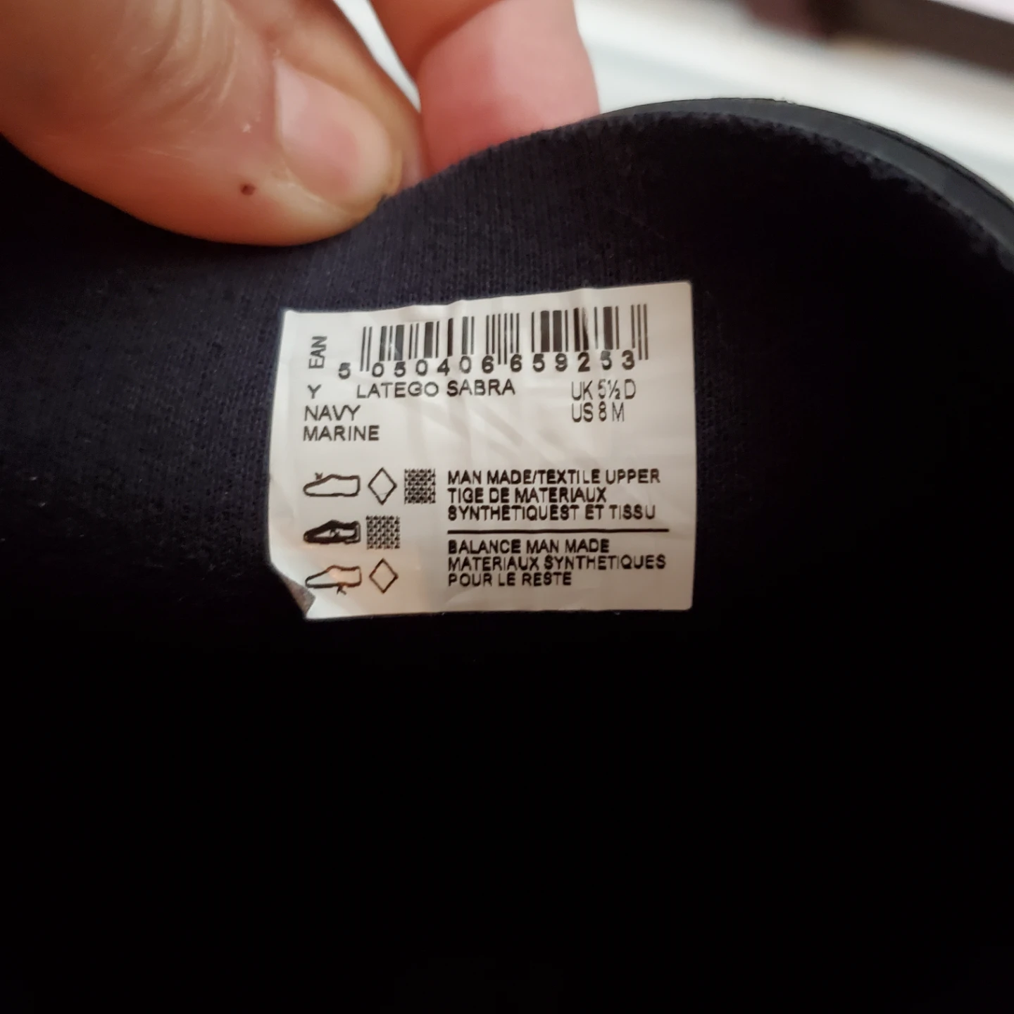 CLARKS Tall Navy Rubber Rain Boots - Ladies Size 8 - photo 4