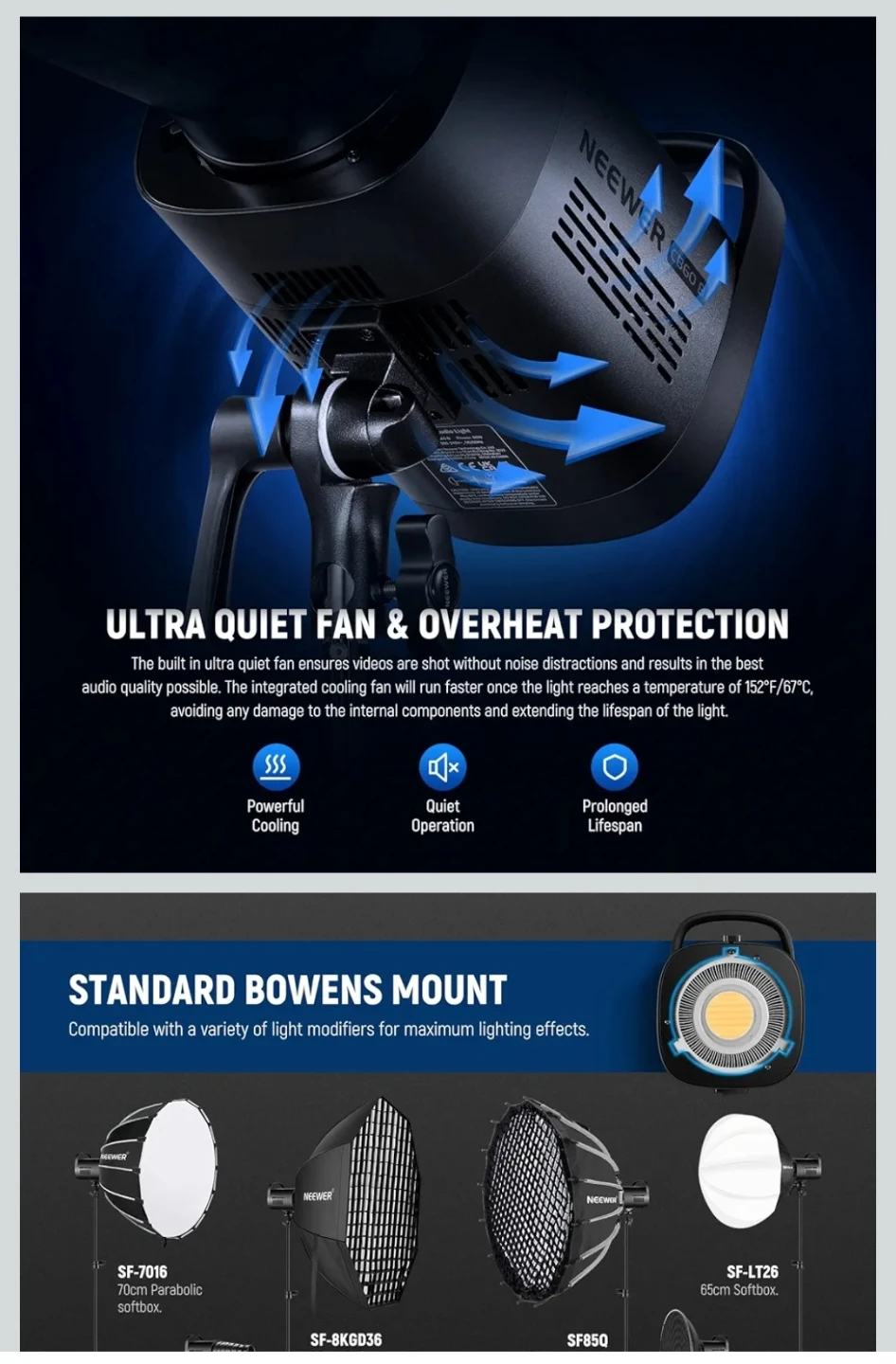 Neewer CB60B LED Video Light - photo 4