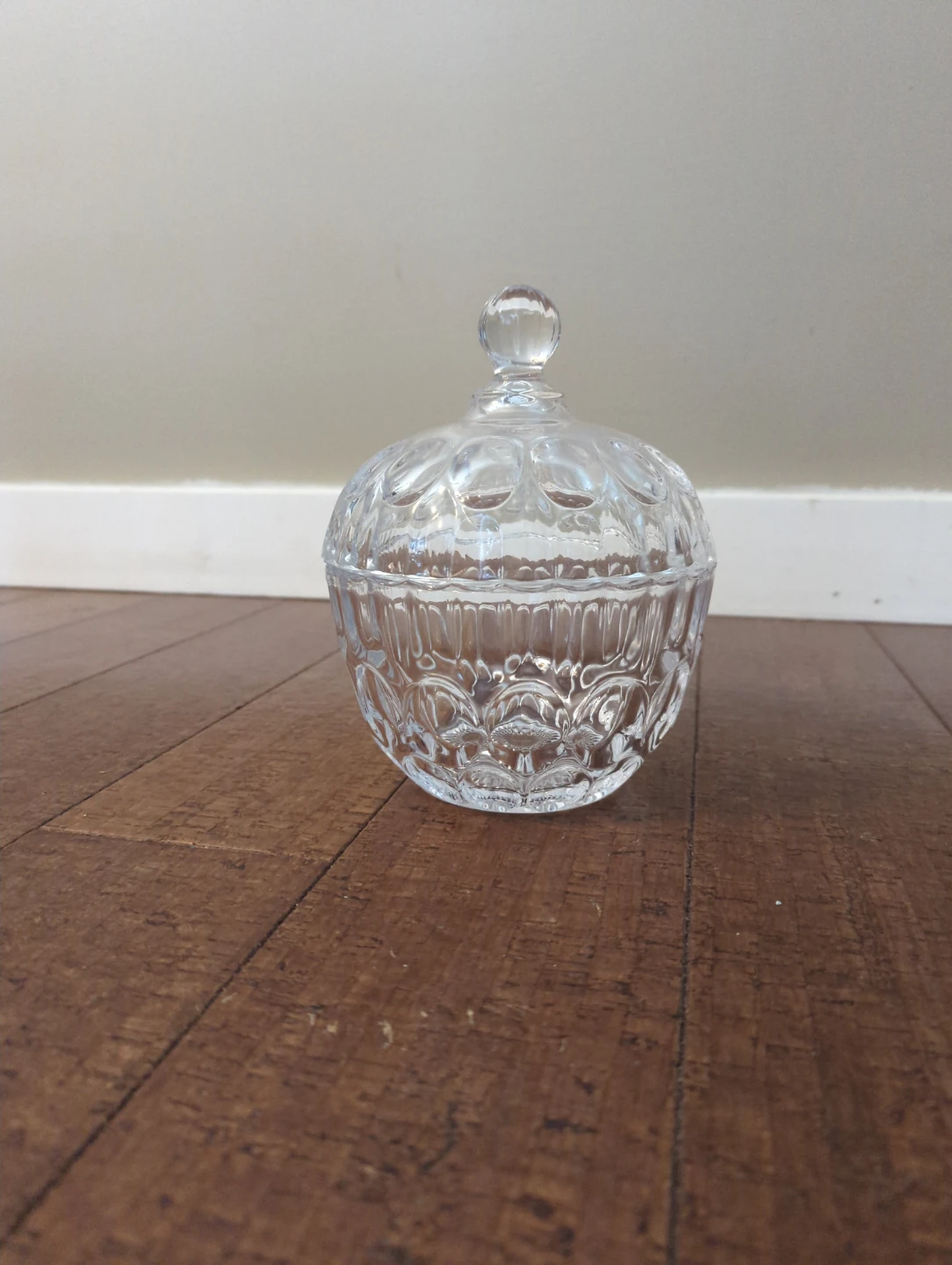 Crystal Serving Bowl with Silver Trim - photo 3