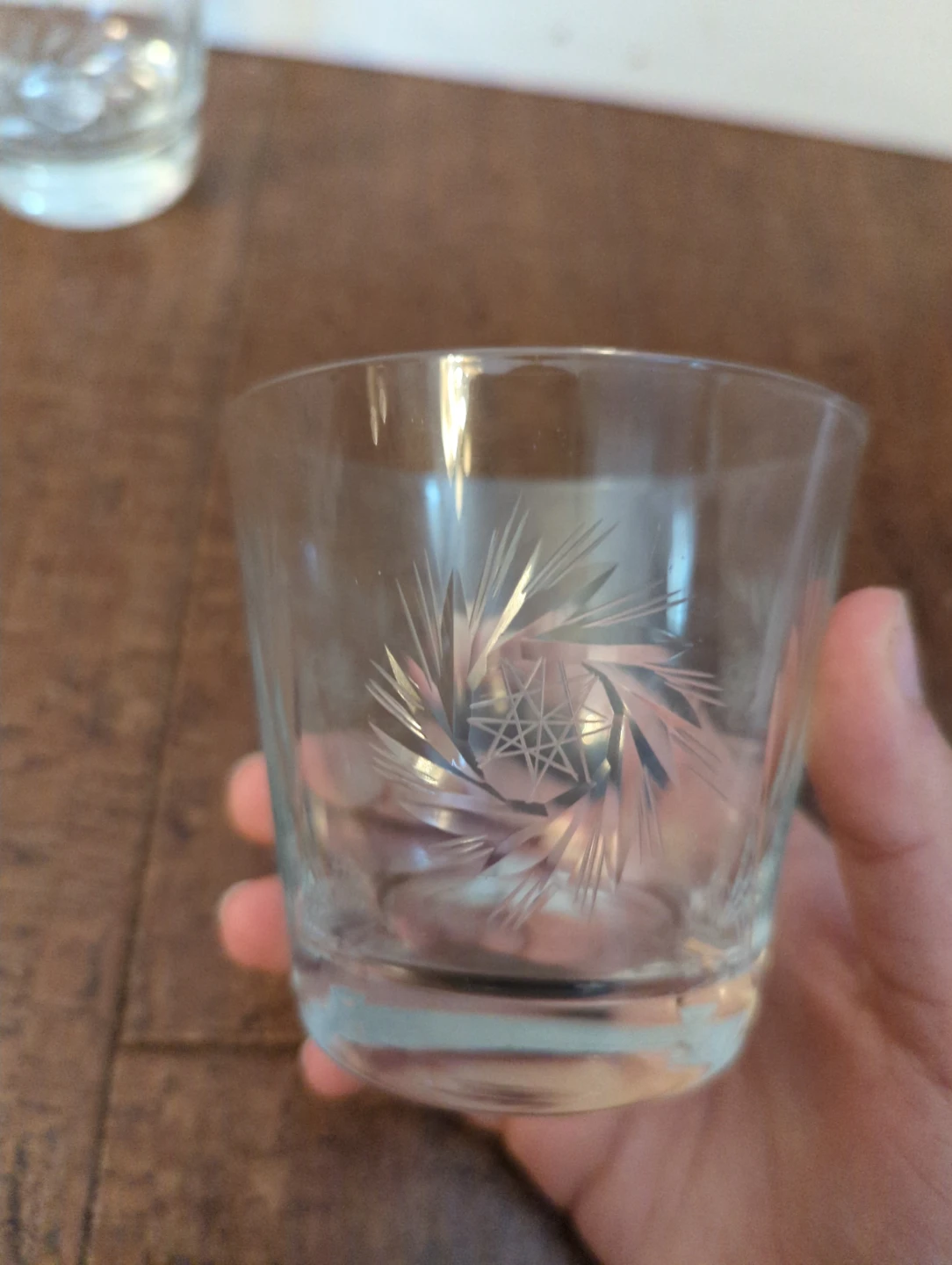 Crystal Serving Bowl with Silver Trim - photo 4