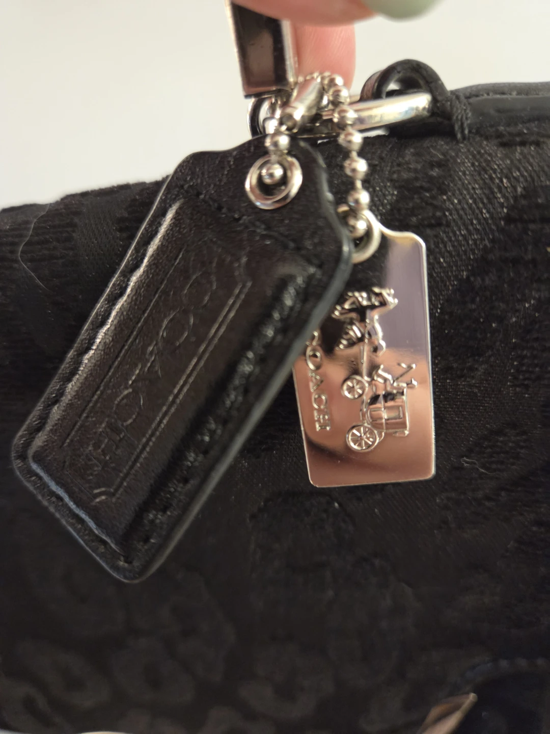 Coach Black Madison Chenille Ocelot Sadie Flap Satchel - photo 3
