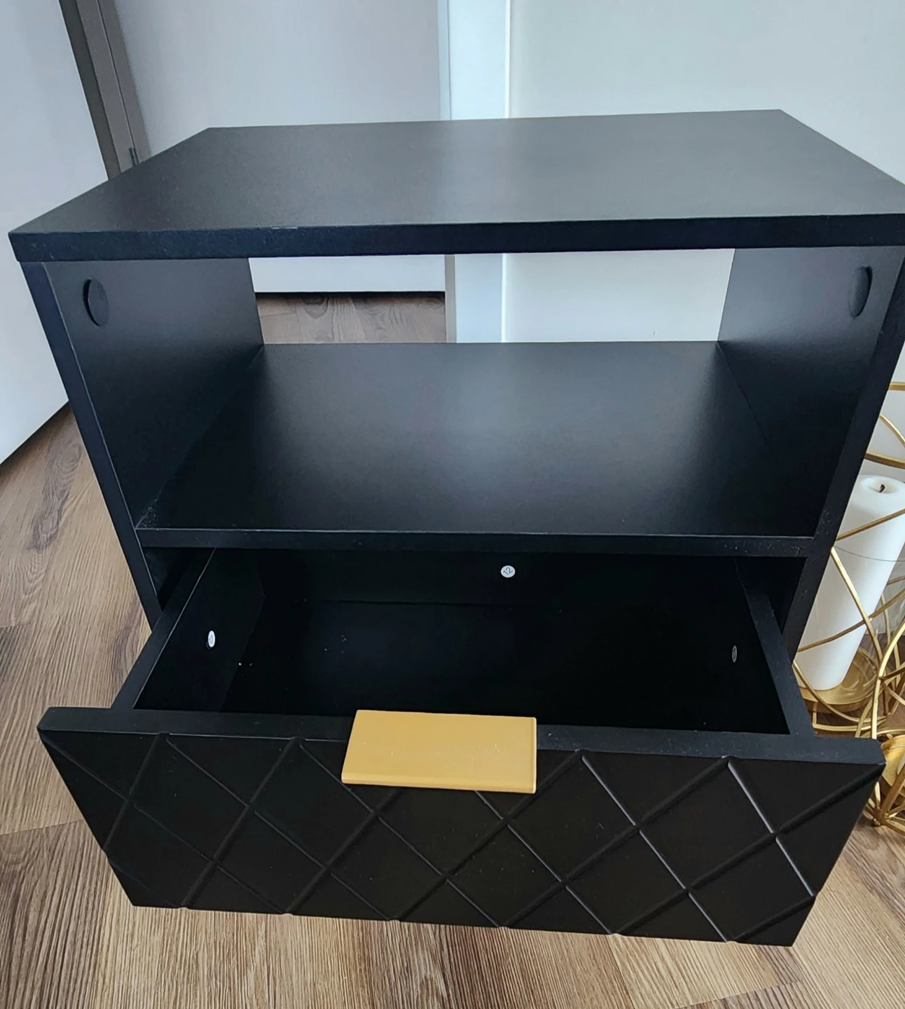 Black Nightstand 16" - photo 2