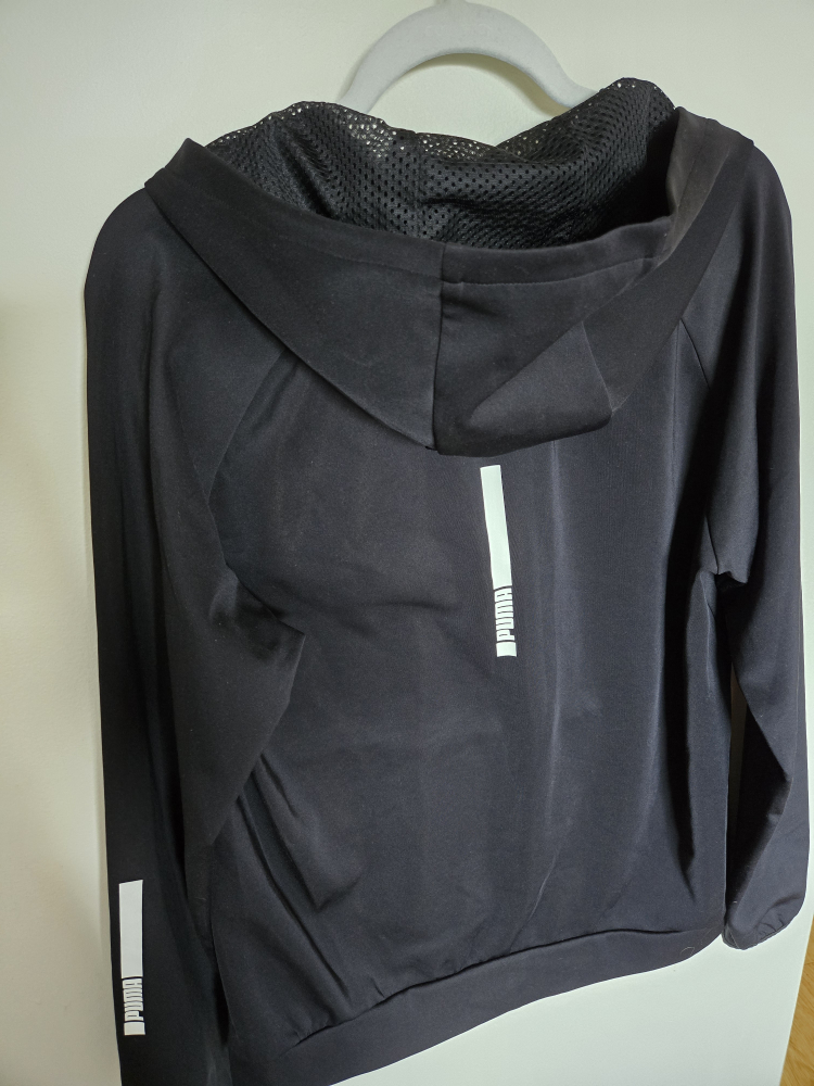 Puma Black 1/4 Zip Hoodie - Medium - photo 3