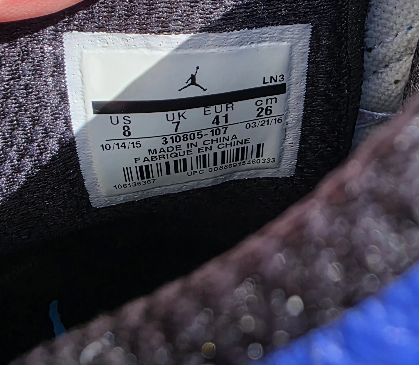 Air Jordan 10 Retro "Charlotte Hornets" Men's Size 8 - photo 5