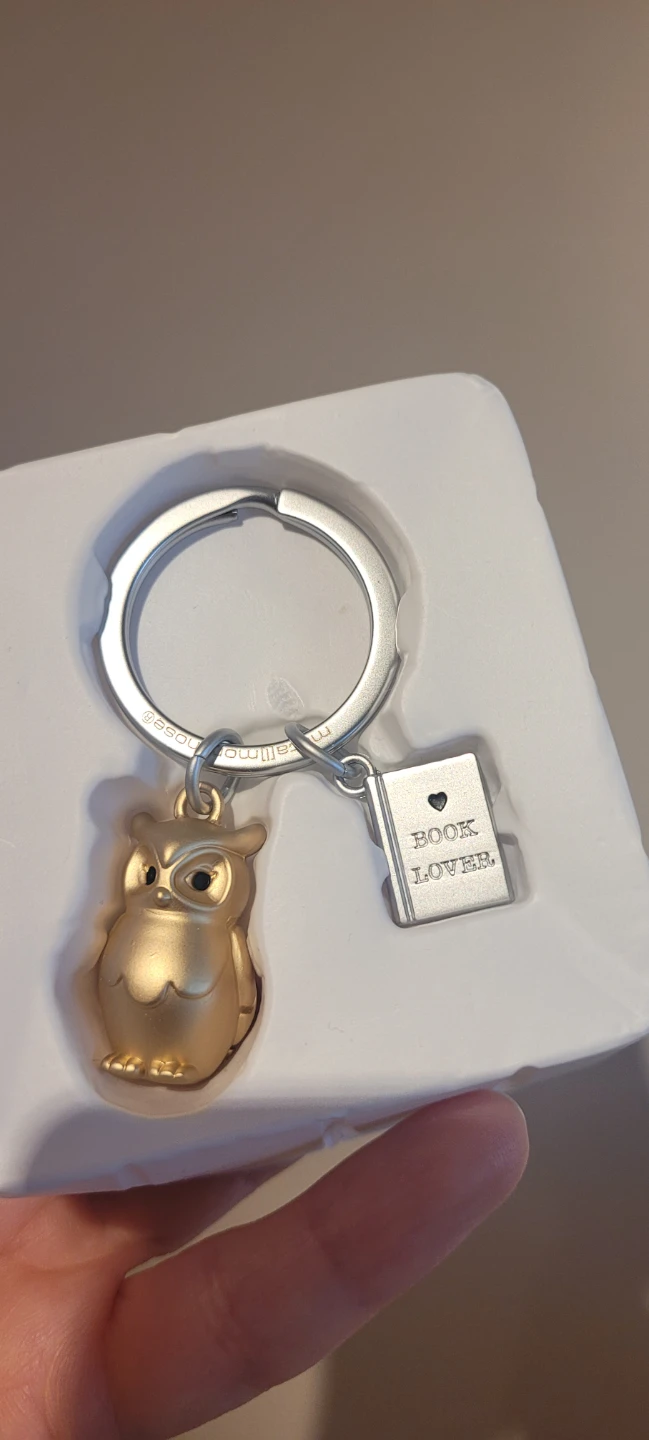 New Owl "Book Lover" Keychain - photo 2
