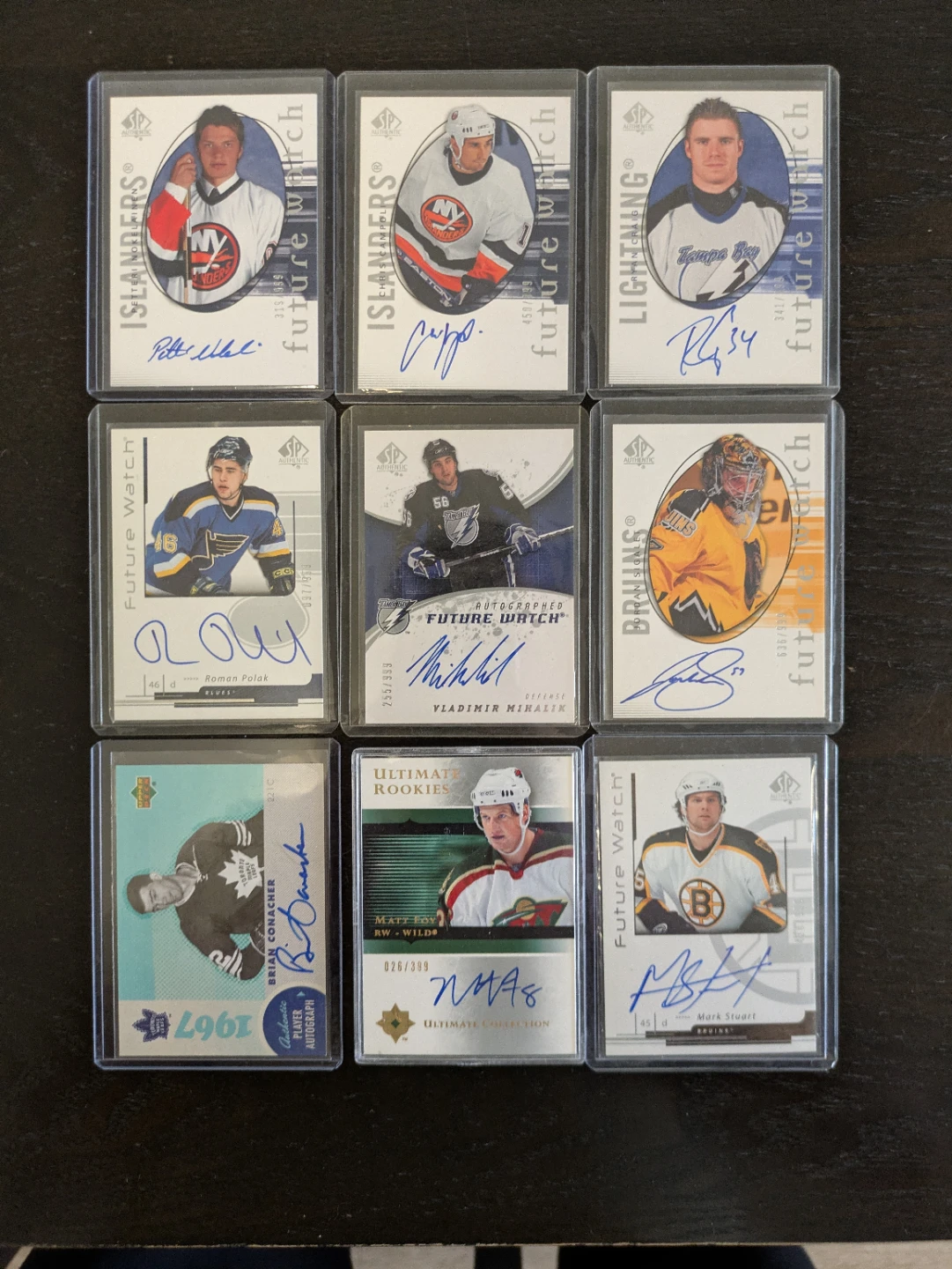 Mix Lot of Autographed Cards