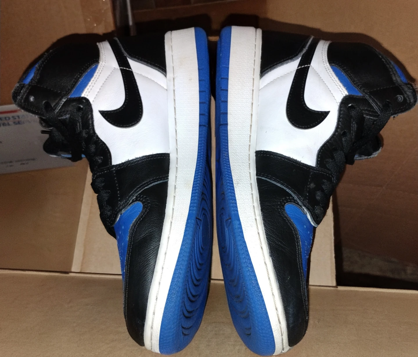 Air Jordan 1 Retro High Royal Toe 7 men/8.5 women - photo 3