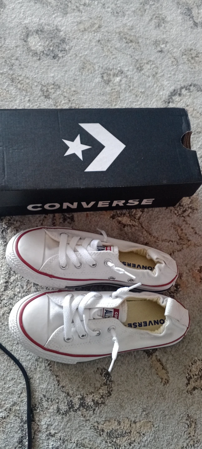 Converse All Star Chuck Taylor Shoes - White, Size 13 (Kids)