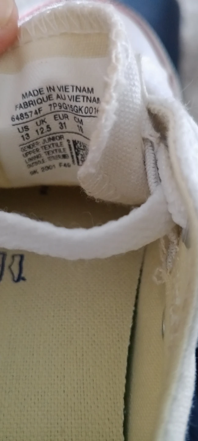 Converse All Star Chuck Taylor Shoes - White, Size 13 (Kids) - photo 3