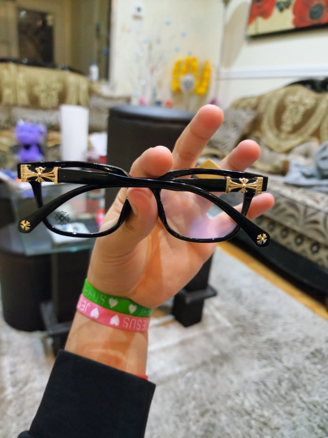 CHROME HEART ( TRADE OR BUY ) GLASSES GOLD - photo 4