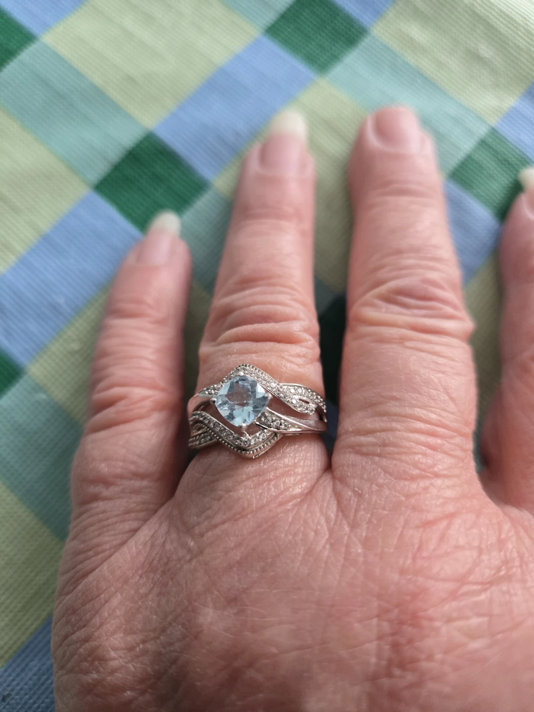 Estate Sale Aquamarine Ring