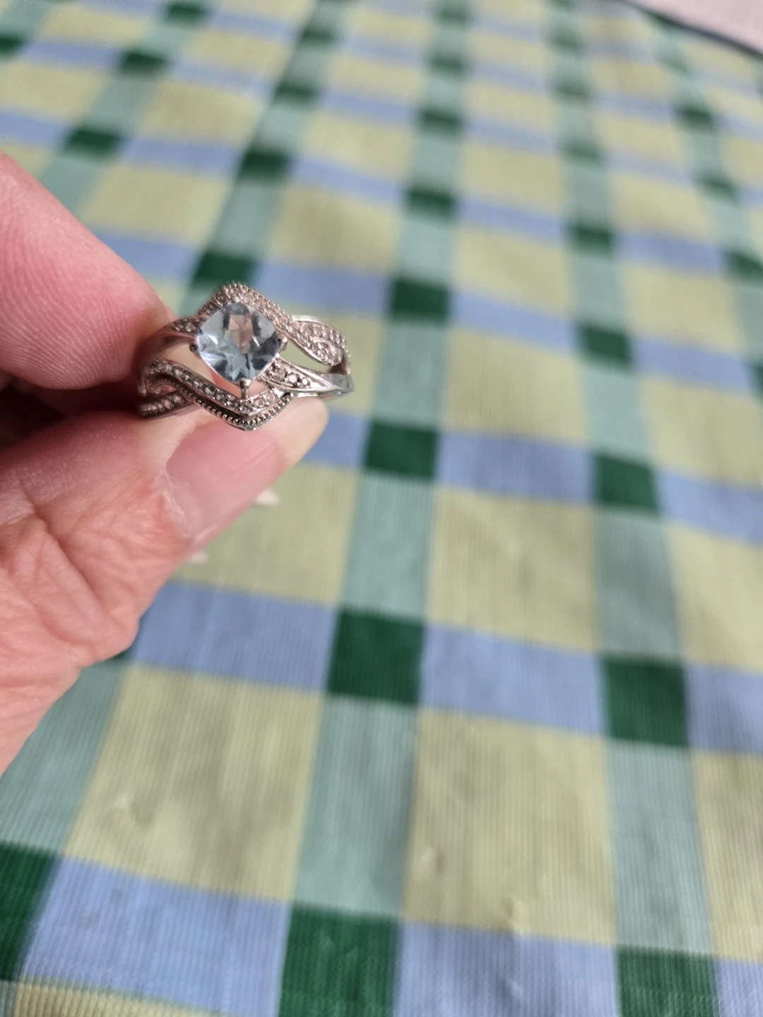 Estate Sale Aquamarine Ring - photo 3